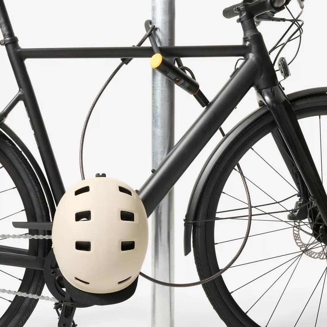 Bike D-Lock 900M ART2 + Cable Set, Black, No Color, large image number 1
