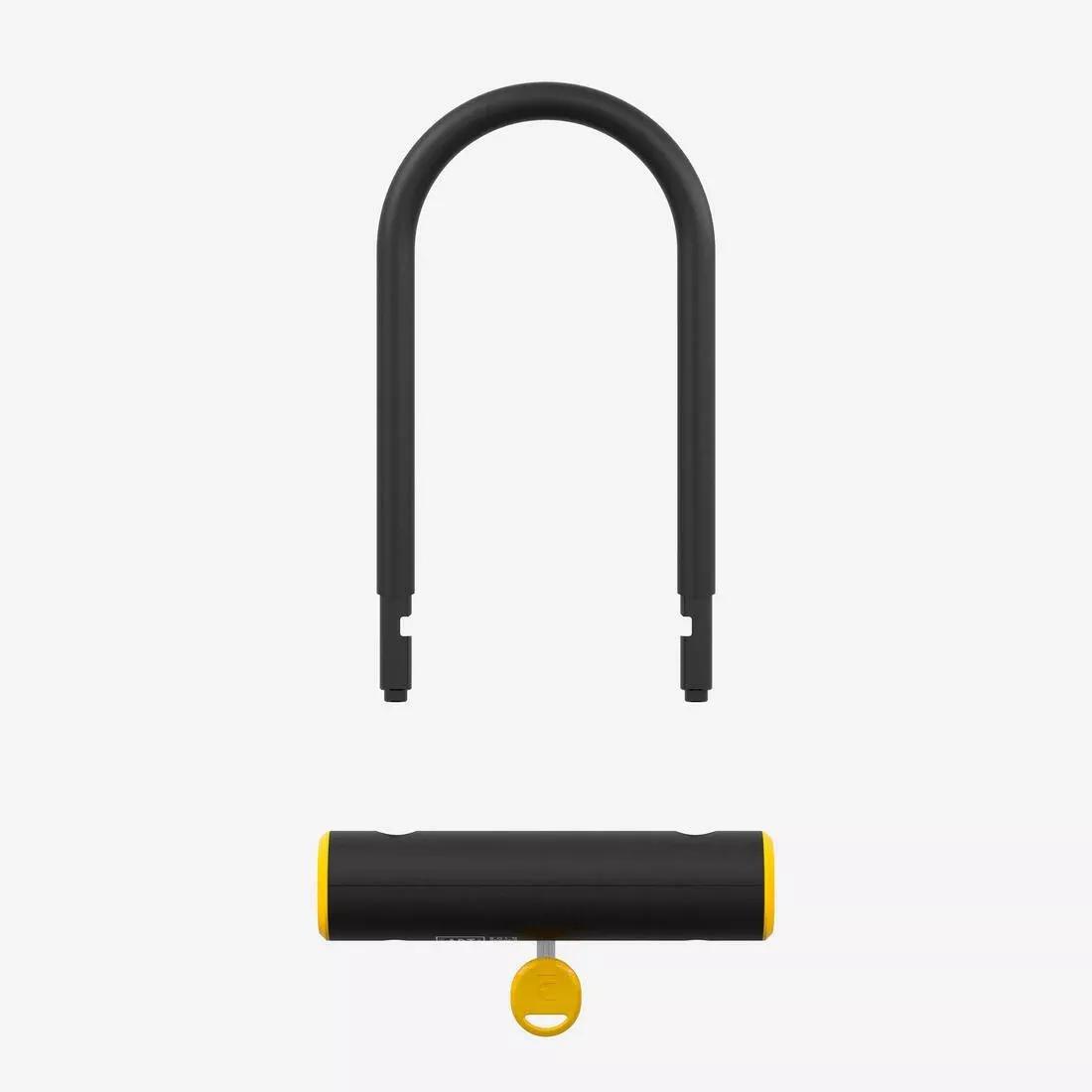 Bike D-Lock 900M ART2 + Cable Set, Black, No Color, large image number 6
