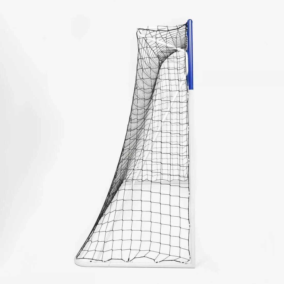 10X6Ft Large Metal Football Goal, White/Blue, No Color, large image number 7