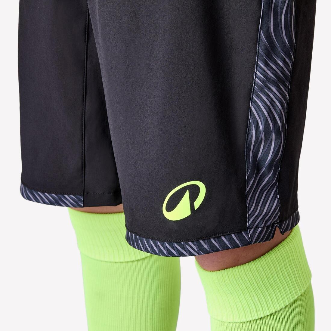 Adults Football Shorts Viralto ii - Wavy, Black, No Color, large image number 5