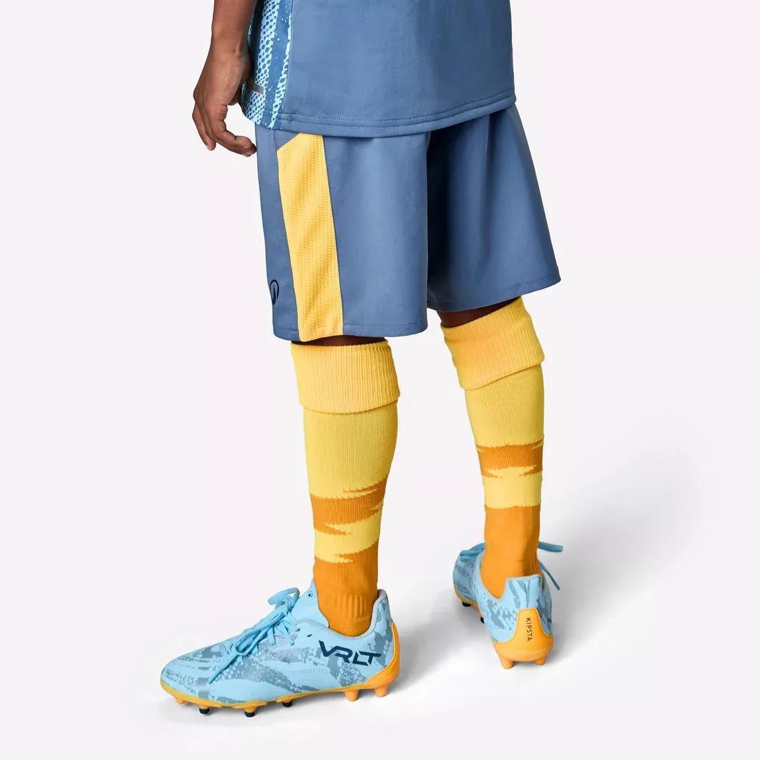 Kids Unisex Football Shorts - Viralto, Blue, No Color, large image number 4