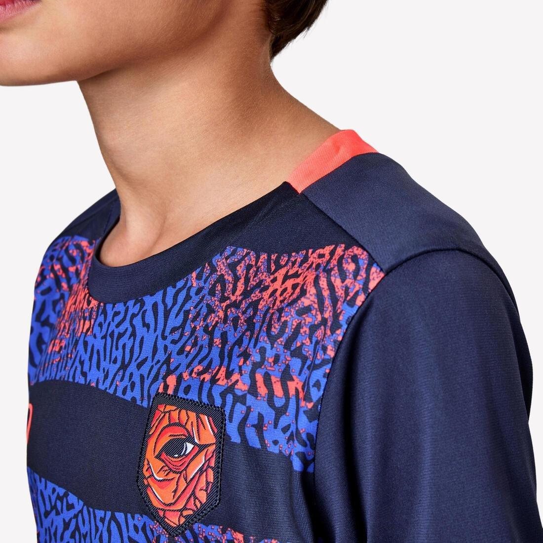 KIPSTA--VIRALTO JERSEY ROAR KI DS GREYBLUE ORANGE, No Color, large image number 4