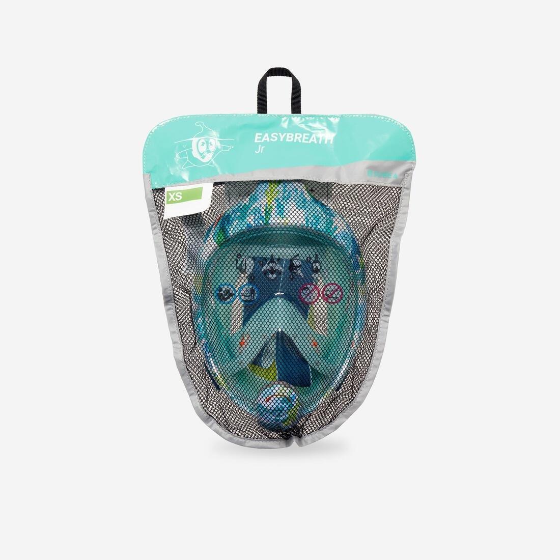 Kids Unisex Easybreath Surface Mask XS (6-10 Years), Green, No Color, medium