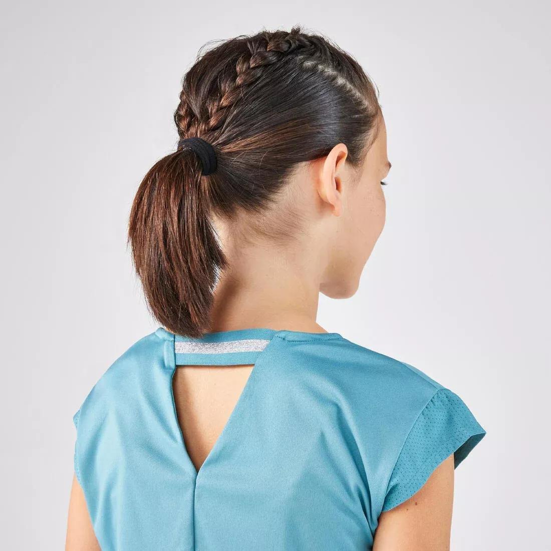 Kids Girls Tennis T-Shirt - TTS500, Blue, No Color, large image number 6