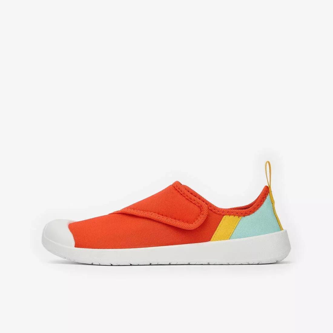 Kids Unisex Water Shoes With Rip-Tab - Aquashoes 120 Lagoon, Red, No Color, large image number 0