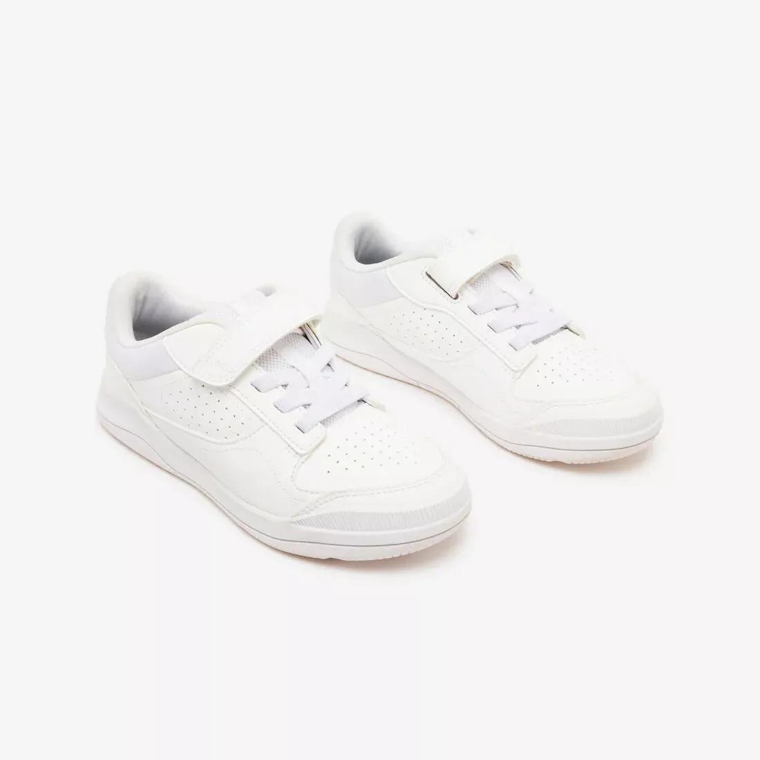 Kids Unisex Hard-Wearing Multisport Shoes Playventure Yard, White, No Color, large image number 9