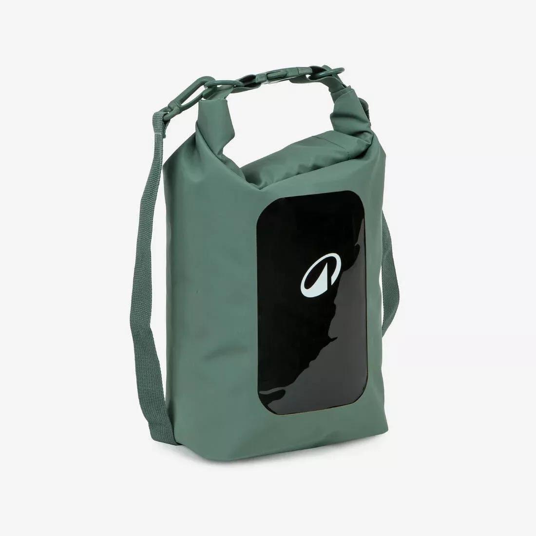 Dry Bag IPX6 With Visibility Window 5L, Green, No Color, medium