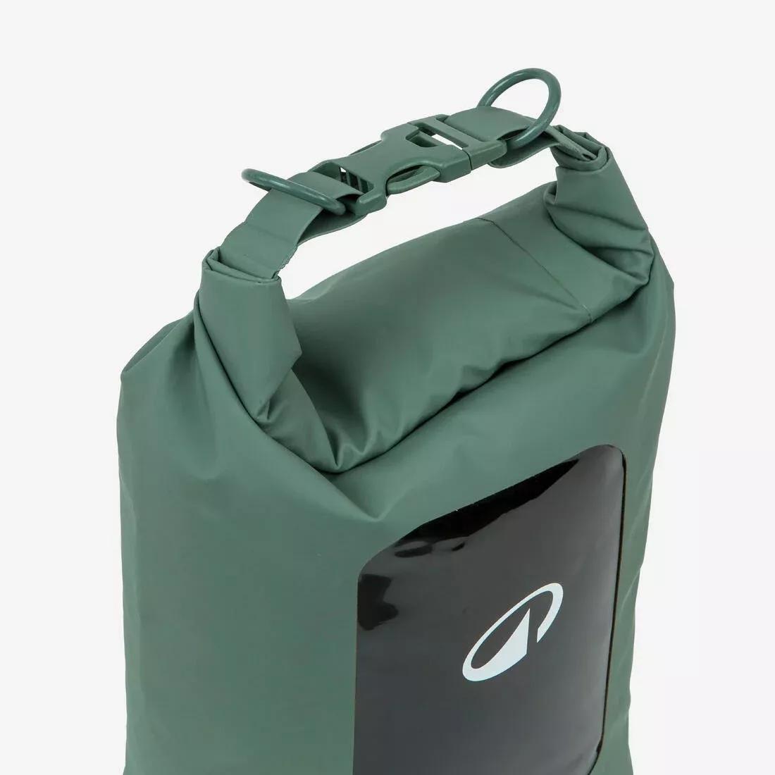 Dry Bag IPX6 With Visibility Window 5L, Green, No Color, large image number 3