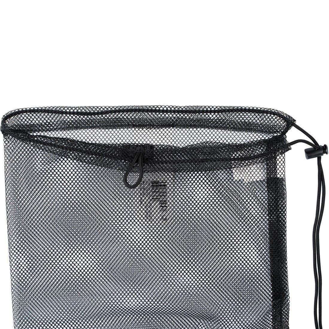 Net travel bag for diving mask and snorkel, Grey, No Color, large image number 1