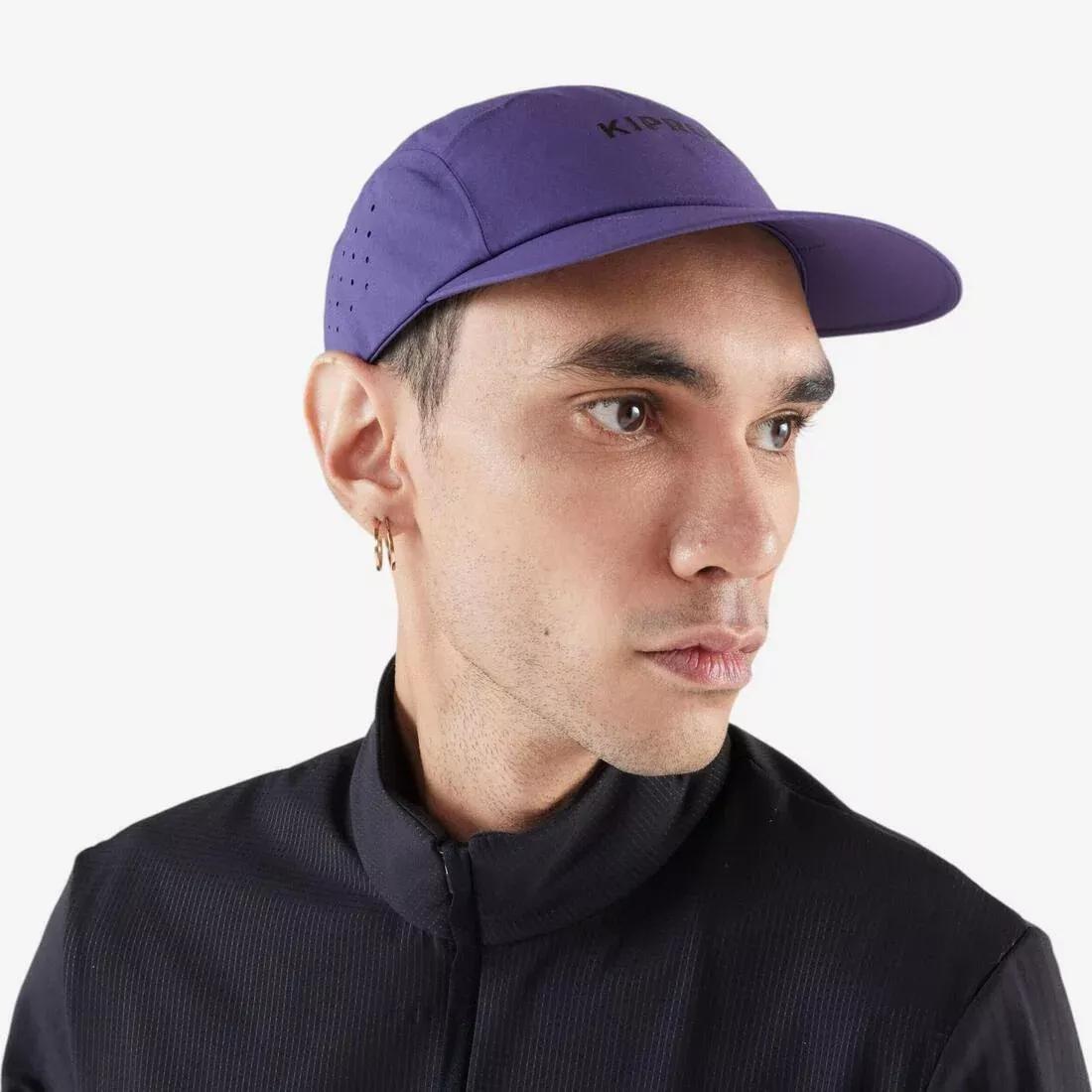 MIDNIGHT PURPLE Men's Women's KIPRUN ultralight running cap, No Color, medium
