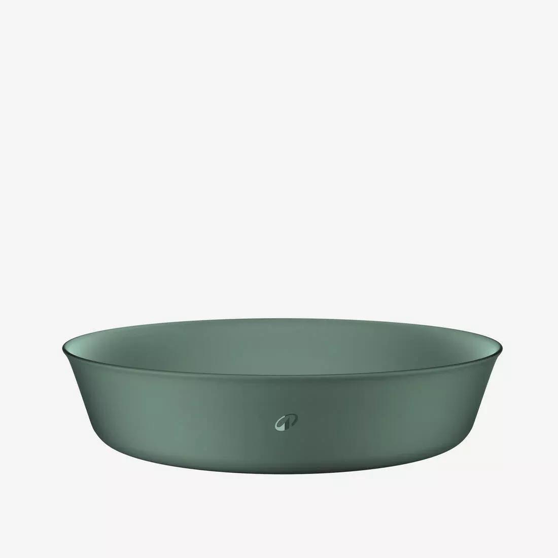 4-Person Camping Crockery Set 500 With 8 Plates, 4 Bowls And 4 Glasses, Green, No Color, large image number 6