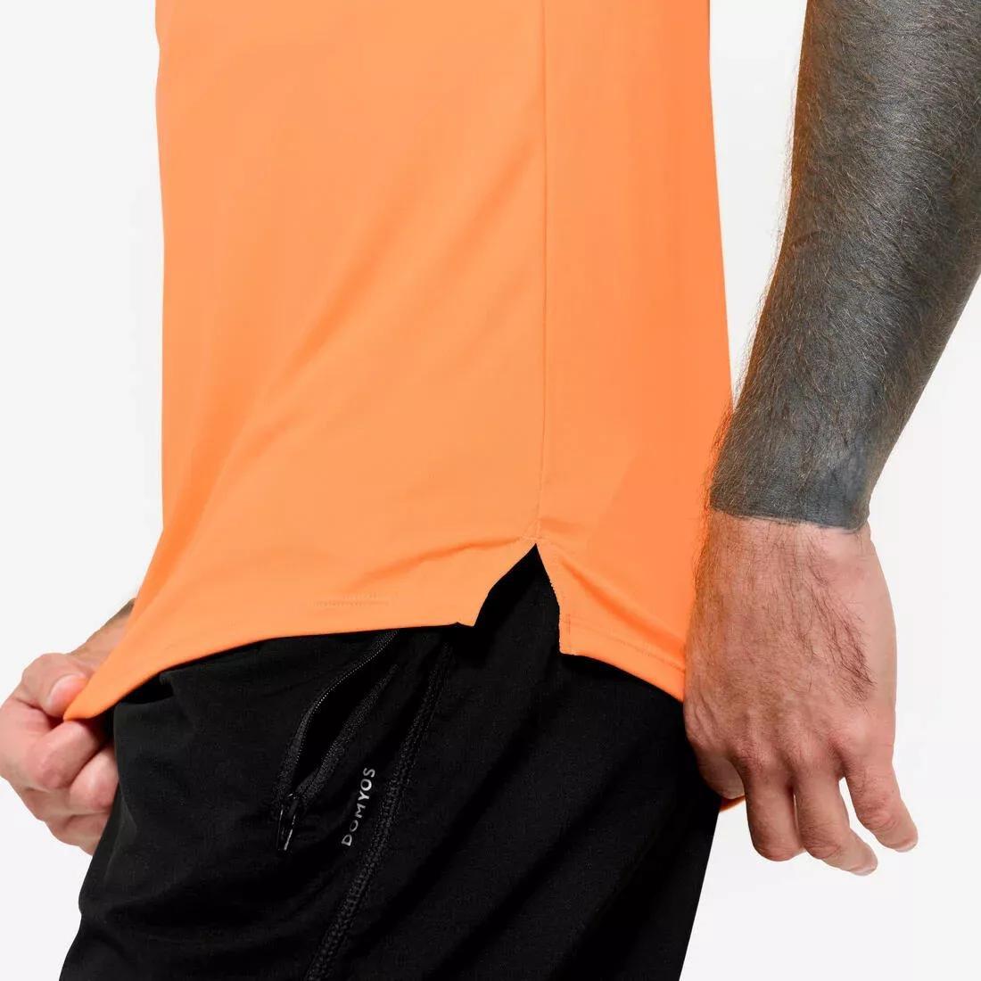 Men Fitness Breathable Tank Top, Khaki, No Color, large image number 6