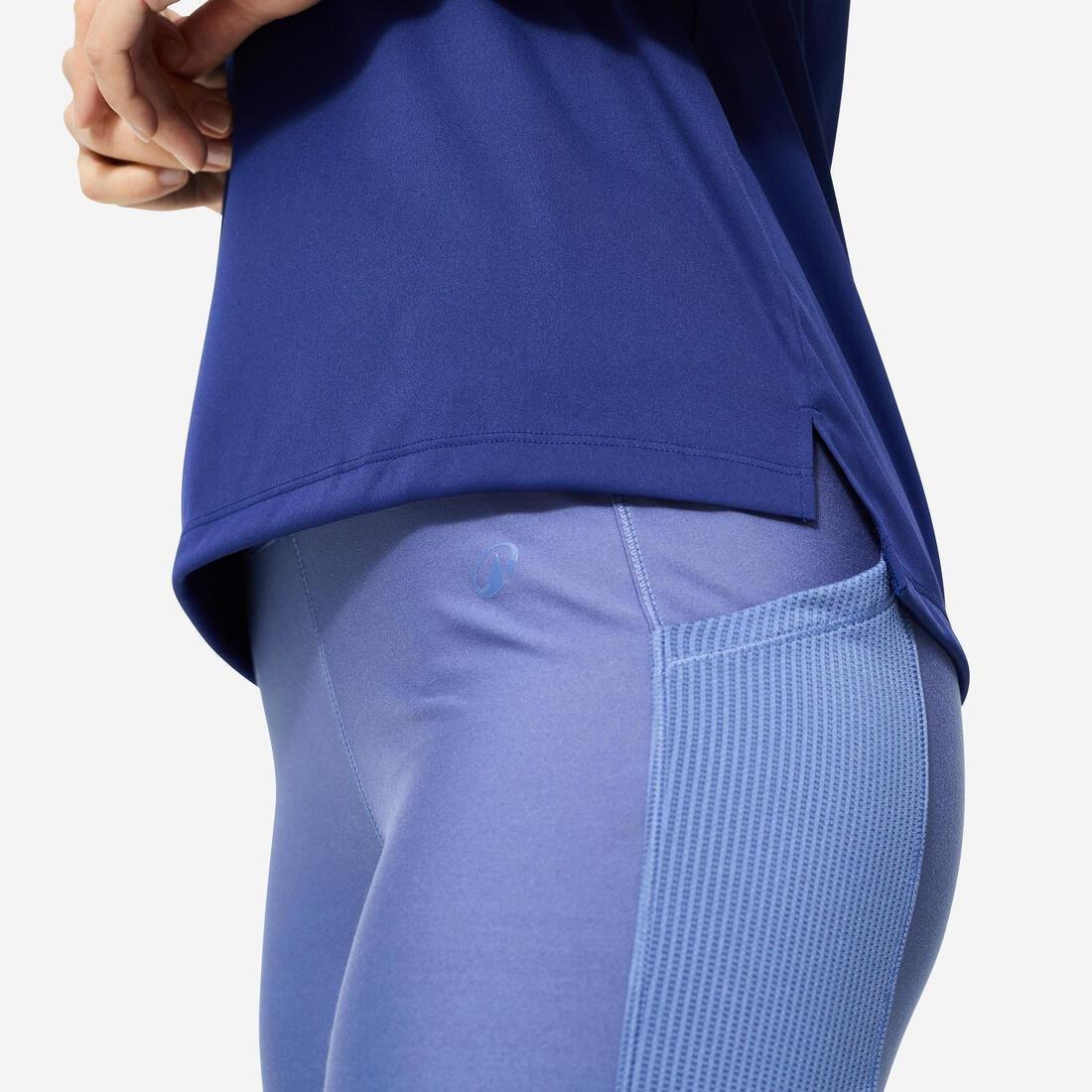 Women Straight-Cut Fitness Tank Top, Blue, No Color, large image number 12