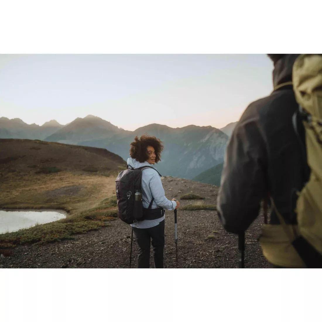 SLATE GREY Women's hiking trousers, MH500 Light - Dark grey, No Color, large image number 7