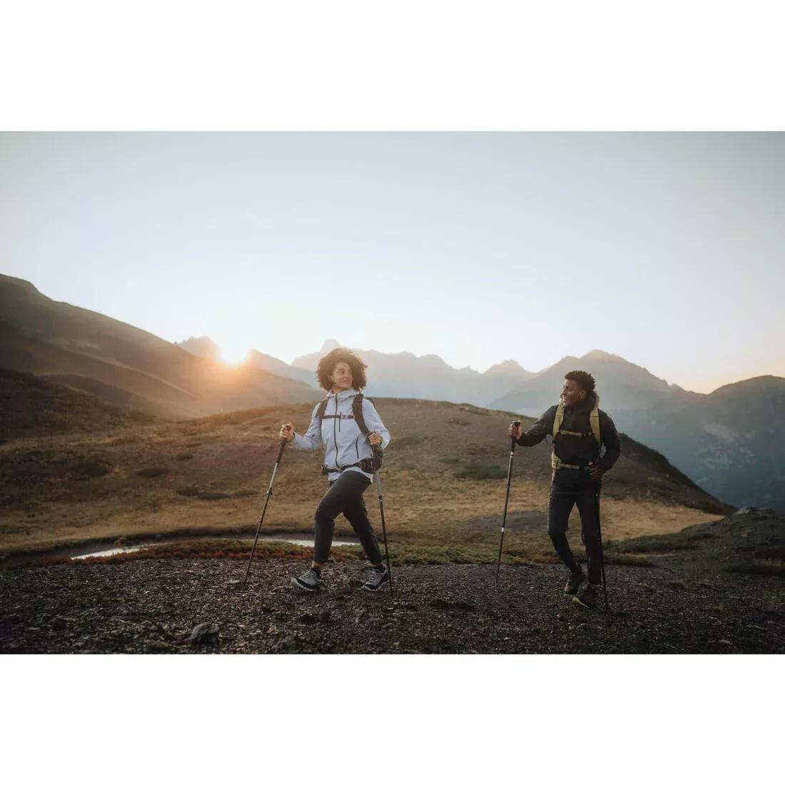 SLATE GREY Women's hiking trousers, MH500 Light - Dark grey, No Color, large image number 9