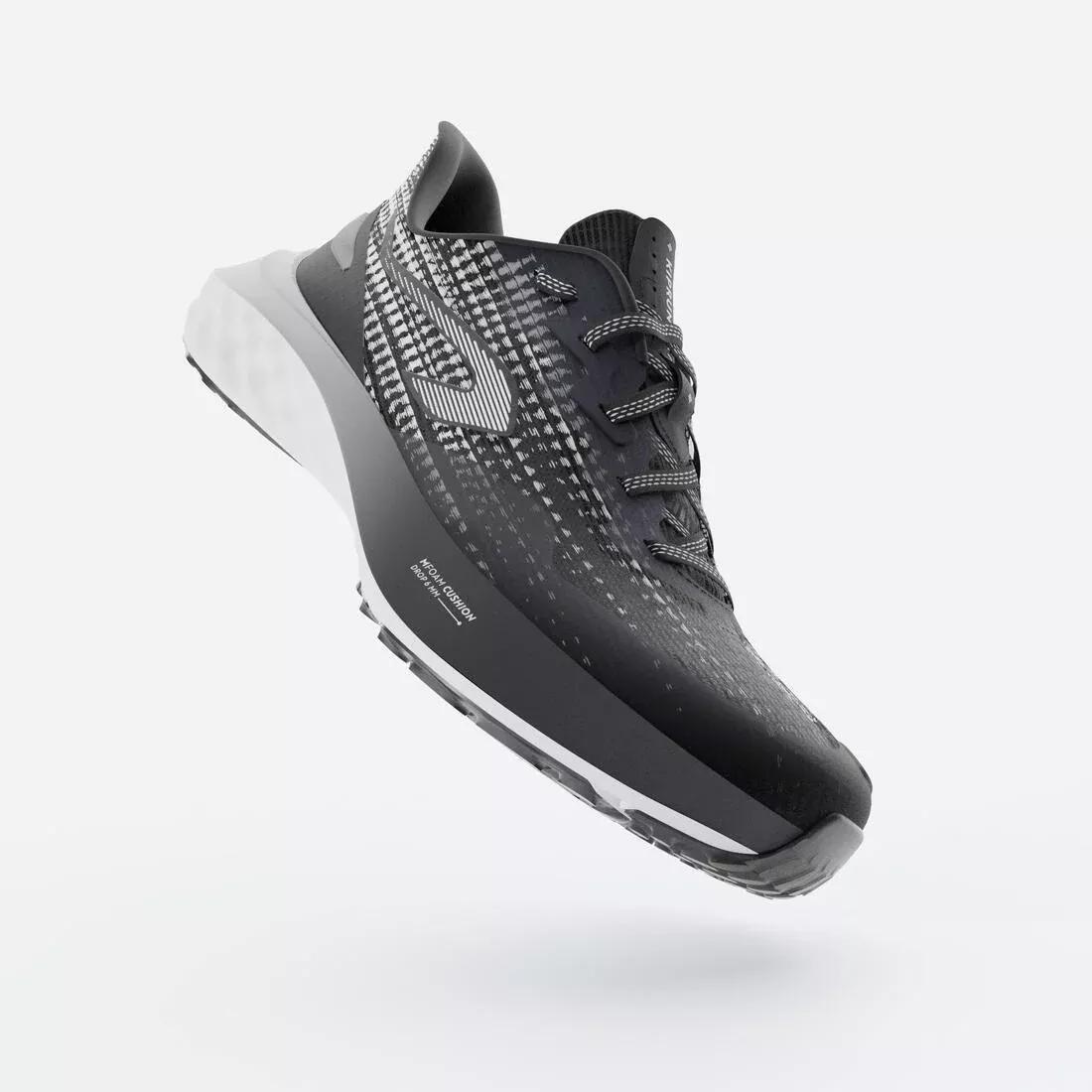 Kids Unisex Fast Running Shoes - Kiprun K500, Black, No Color, large image number 3