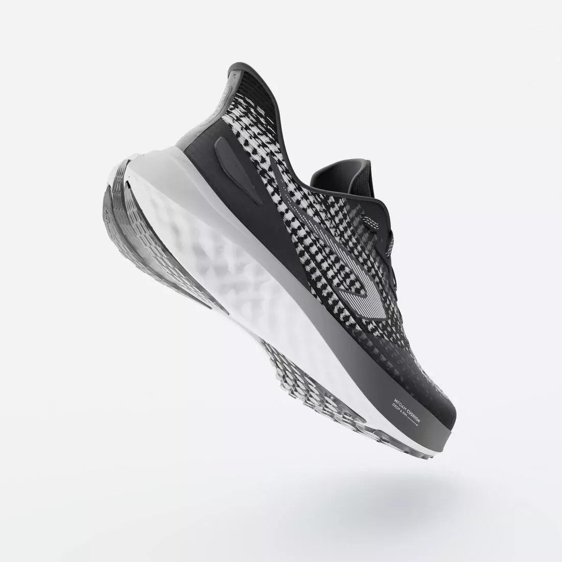 Kids Unisex Fast Running Shoes - Kiprun K500, Black, No Color, large image number 4