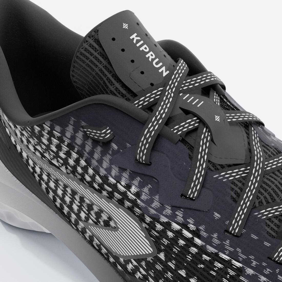 Kids Unisex Fast Running Shoes - Kiprun K500, Black, No Color, large image number 6