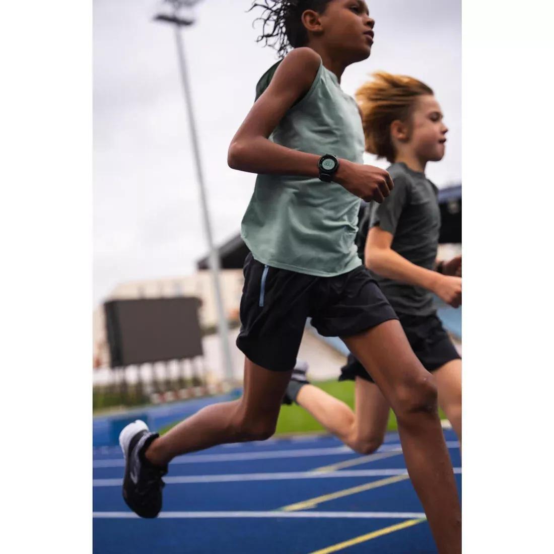 Kids Unisex Fast Running Shoes - Kiprun K500, Black, No Color, large image number 9