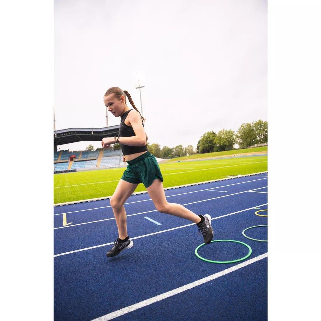 Kids Unisex Fast Running Shoes - Kiprun K500, Black, No Color, large image number 10