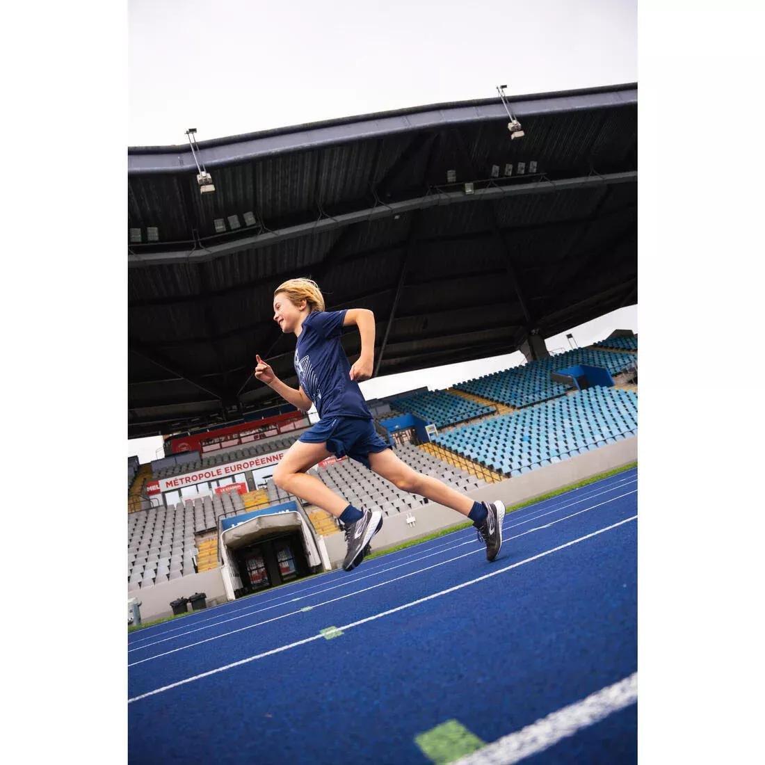 Kids Unisex Fast Running Shoes - Kiprun K500, Black, No Color, large image number 11