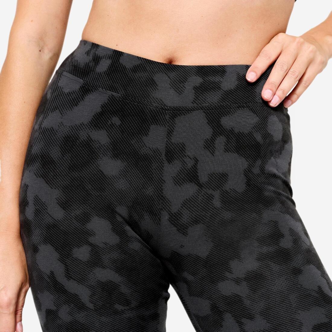 BLUE Women's Cotton Fitness Leggings, No Color, large image number 5
