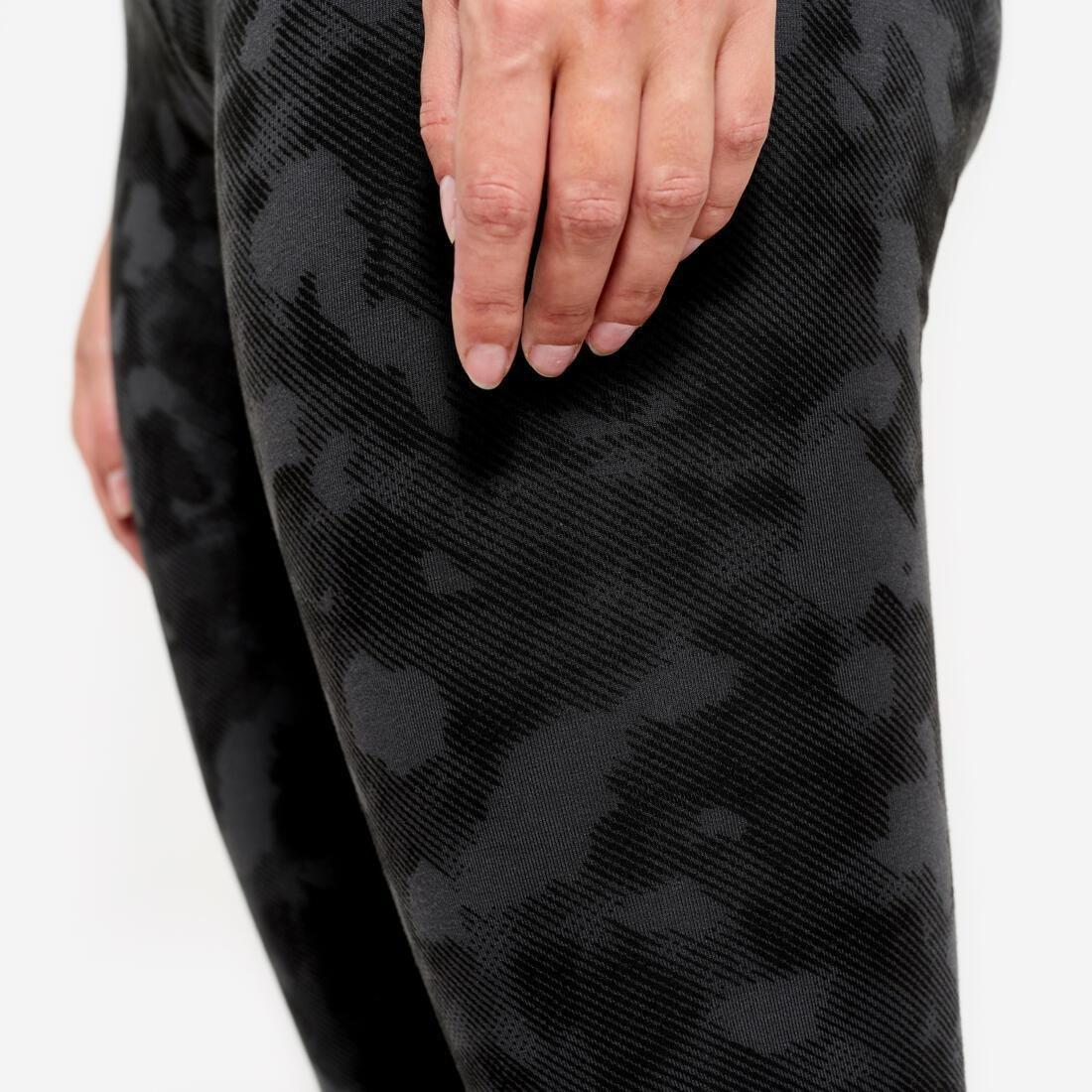 BLUE Women's Cotton Fitness Leggings, No Color, large image number 6
