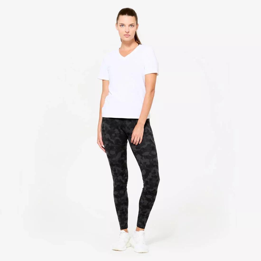 Women Cotton Fitness Leggings, Grey, No Color, large image number 2