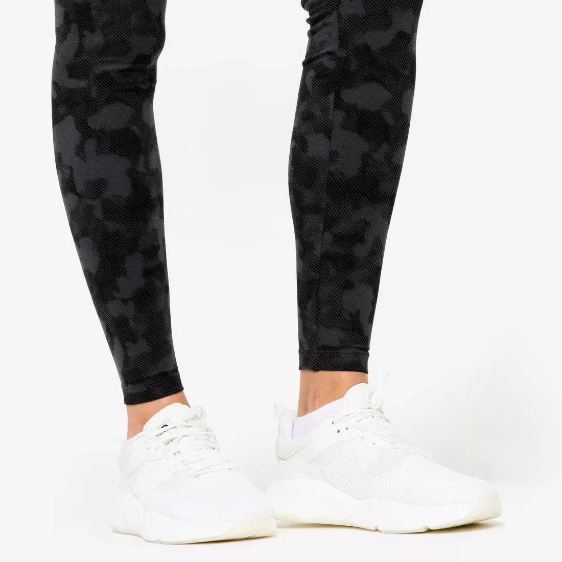 Women Cotton Fitness Leggings, Grey, No Color, large image number 7