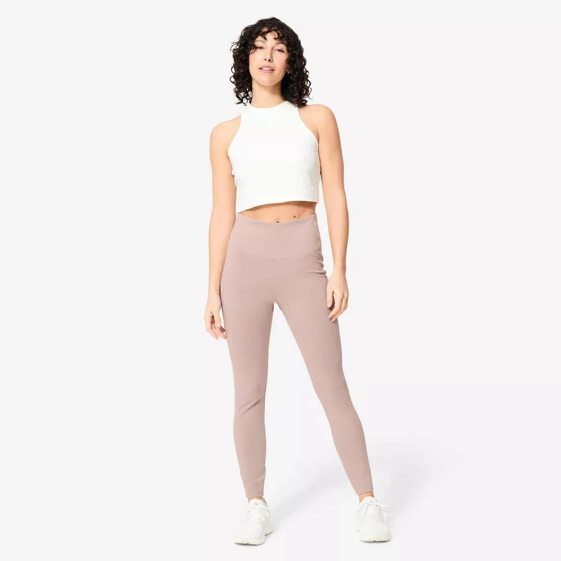 Women High-Waisted Fitness Leggings, Purple, No Color, large image number 10