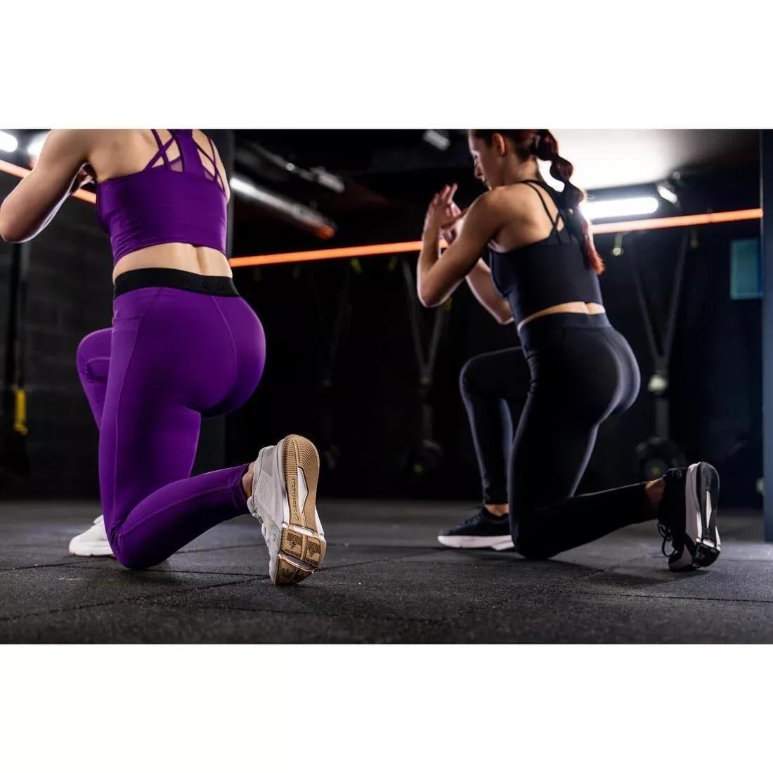 Women Body-Hugging Fitness Cropped Tank Top, Black, 5401_000, large image number 8