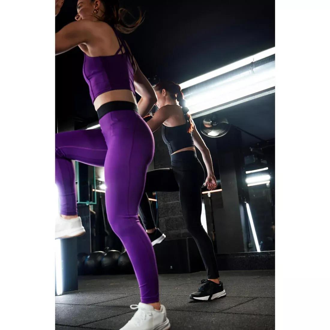 Women Body-Hugging Fitness Cropped Tank Top, Black, 5401_000, large image number 11