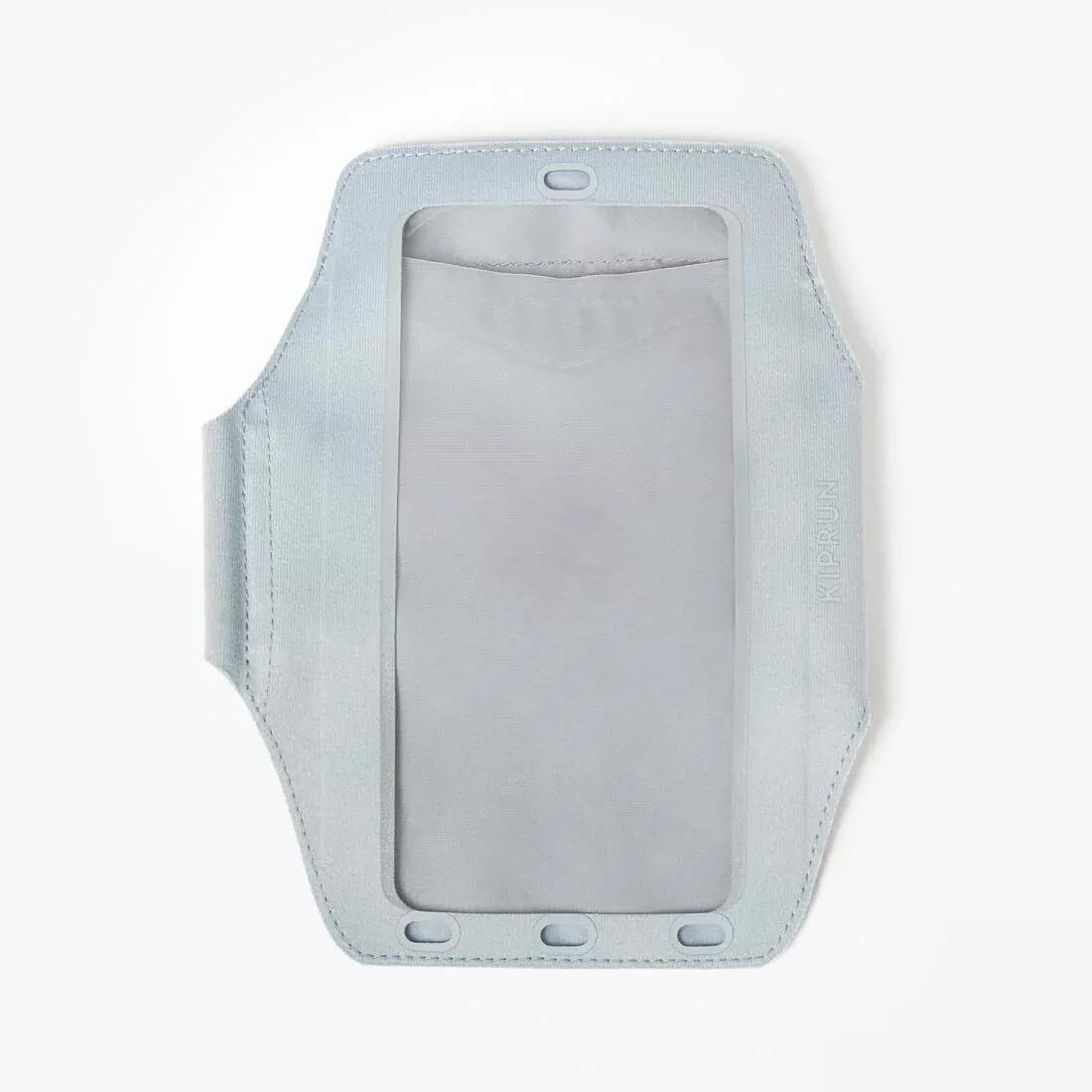 Men and Women smartphone and big phone running armband - KIPRUN, Blue, 5401_000, large image number 0