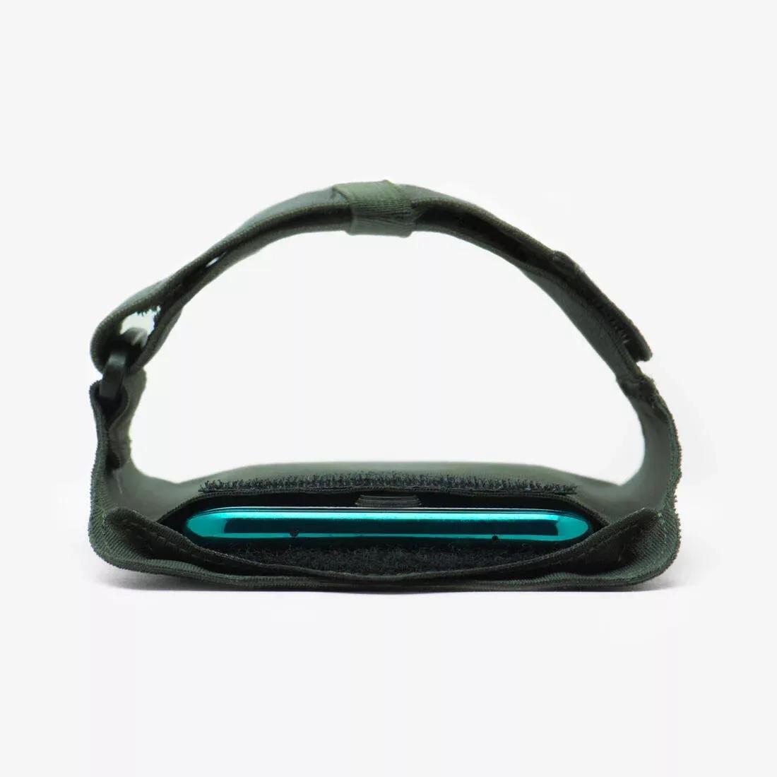 Men and Women smartphone and big phone running armband - KIPRUN, Blue, 5401_000, large image number 8