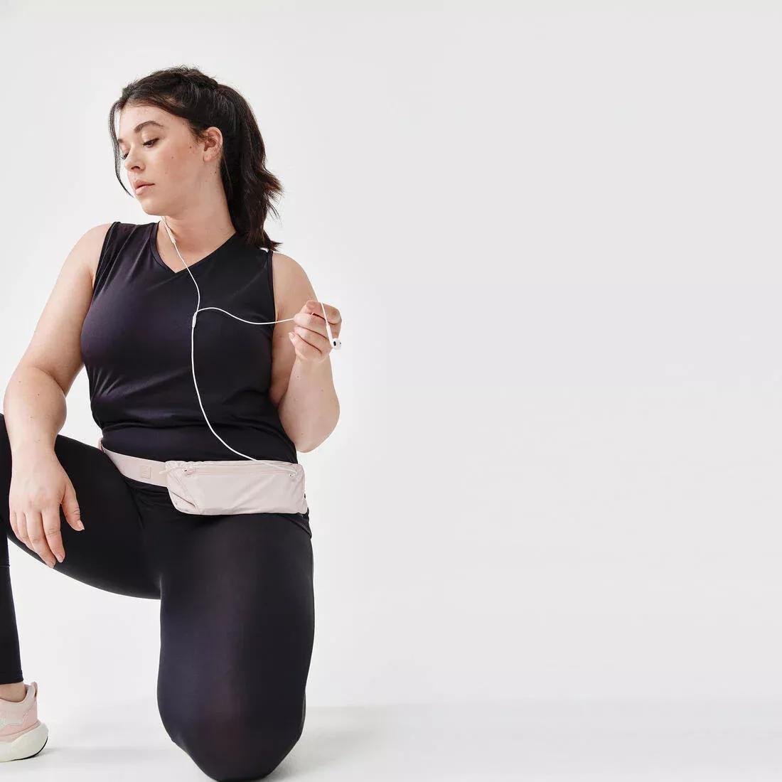 Men And Women Running Smartphone Belt - Kiprun Basic 2, Blue, No Color, large image number 6