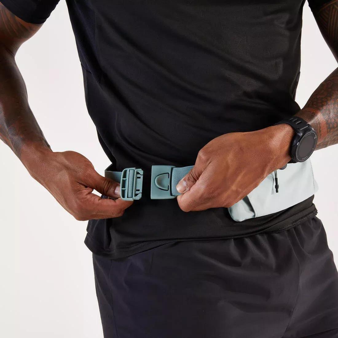Adults Running Smartphone Belt - KIPRUN Basic 2, Blue, No Color, large image number 7