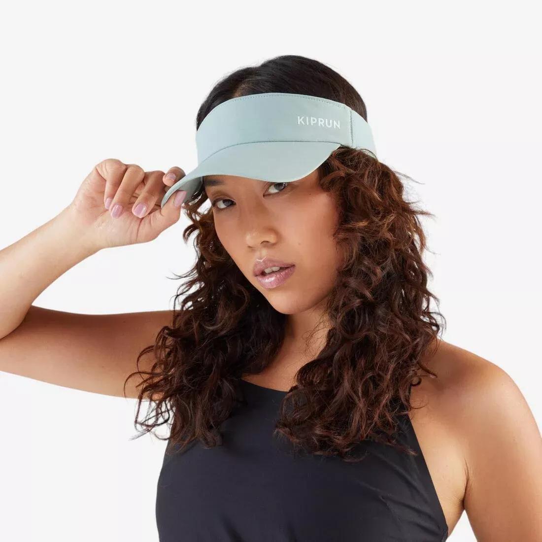 Adult Running Visor - KIPRUN V2, Green, No Color, medium