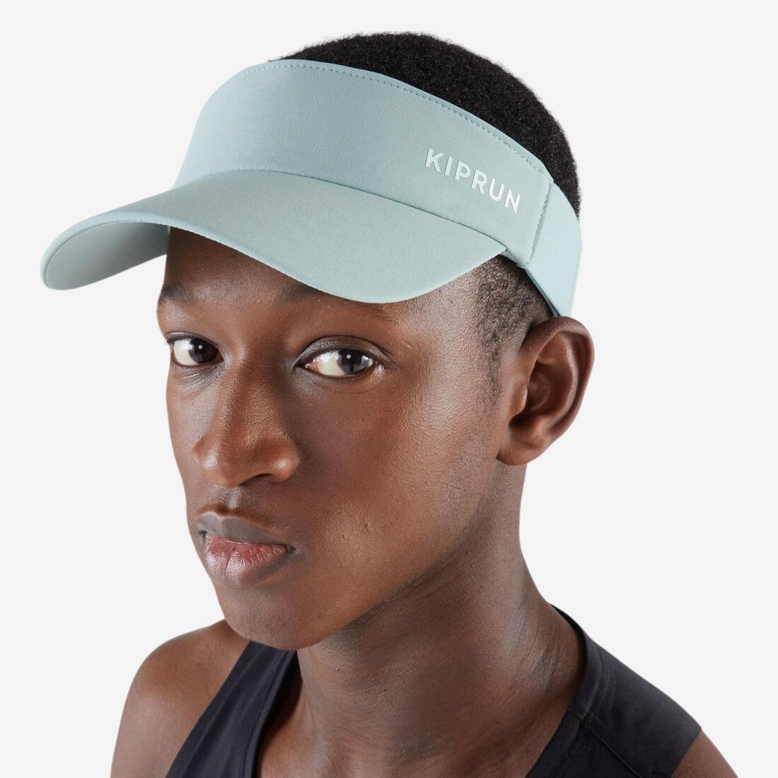 FROZEN GREEN Adult Running Visor - KIPRUN V2, No Color, large image number 5
