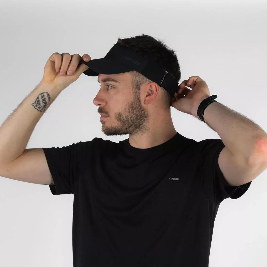 Adults Running Visor - KIPRUN V2, Blue, No Color, large image number 5