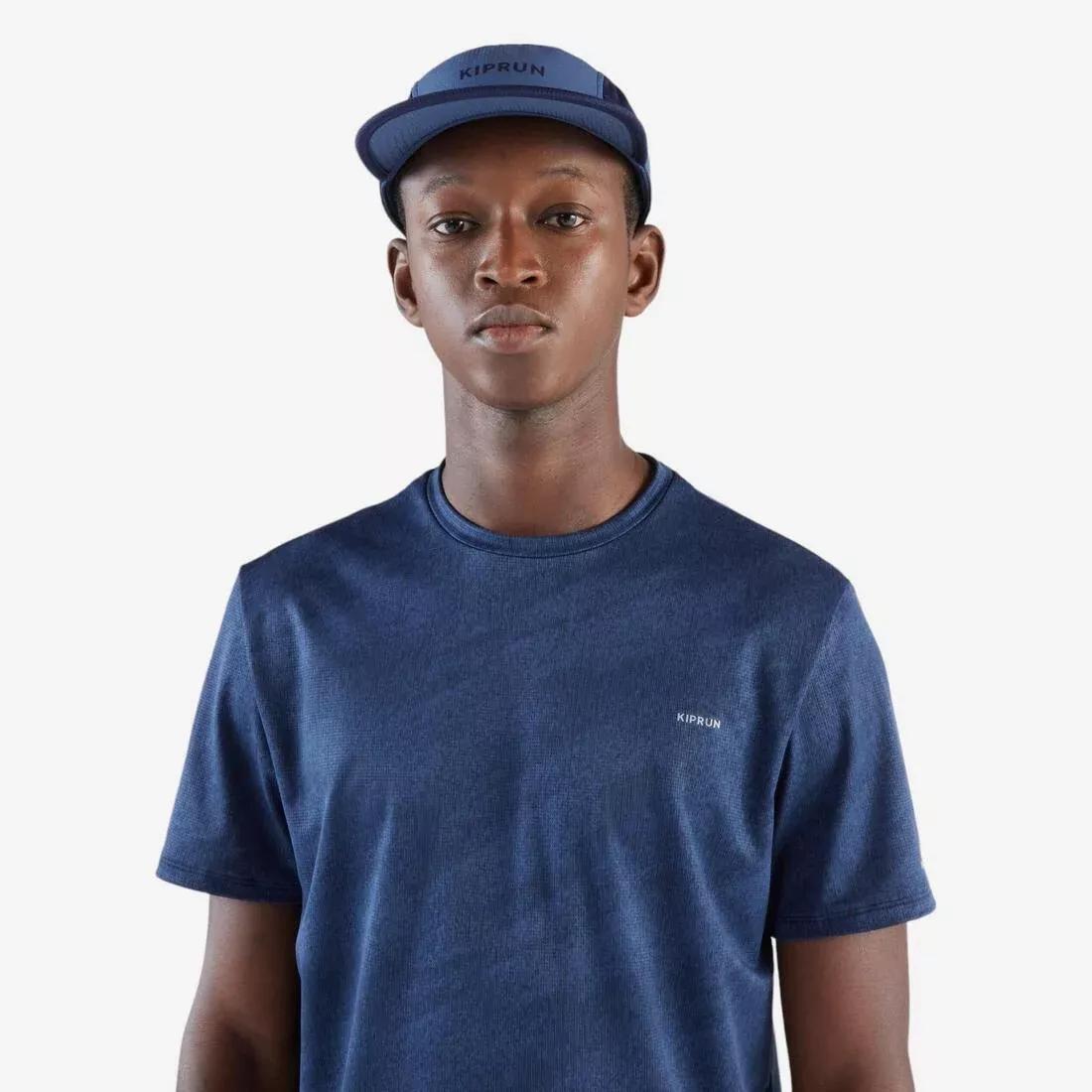 ABYSS BLUE Unisex Running Cap - Kiprun 5 Panels, No Color, large image number 6