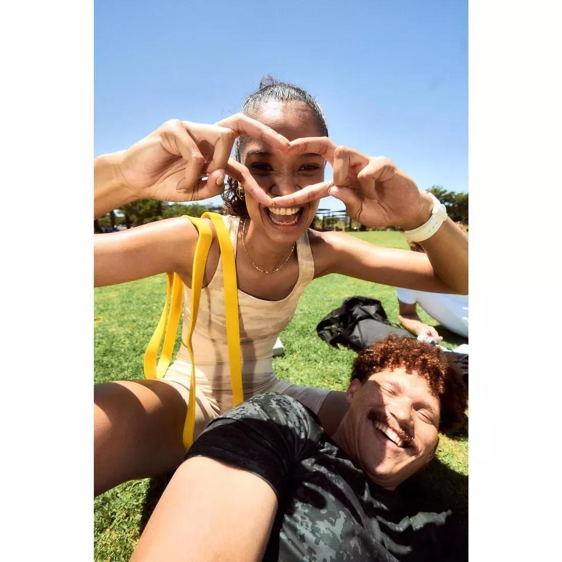 Fitness Shorts Camo, Beige, No Color, large image number 7