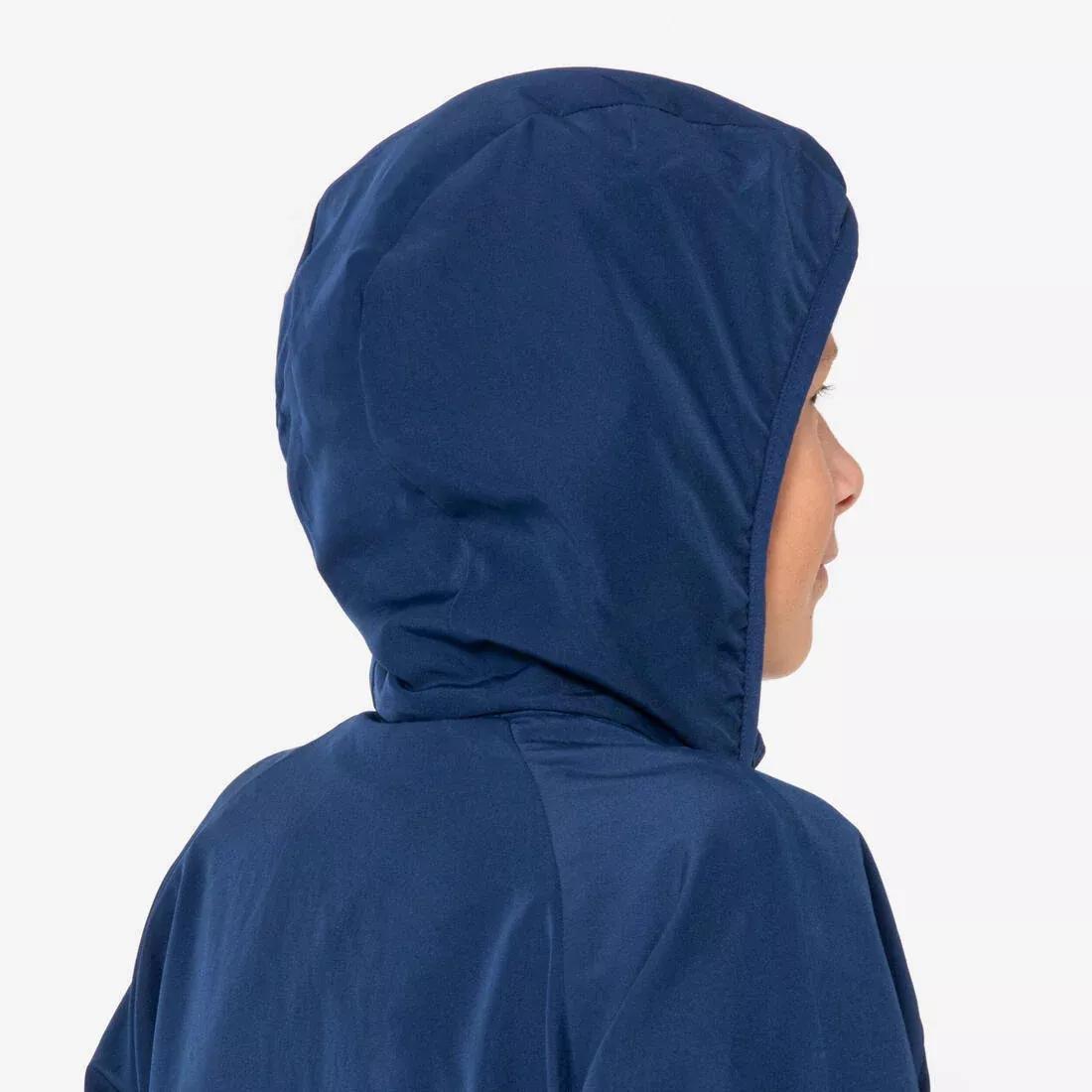 Kids Unisex Windproof Running Jacket - Kiprun Wind Jacket Jr, Navy, No Color, large image number 4