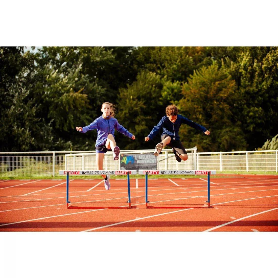 Kids Unisex Windproof Running Jacket - Kiprun Wind Jacket Jr, Navy, No Color, large image number 12