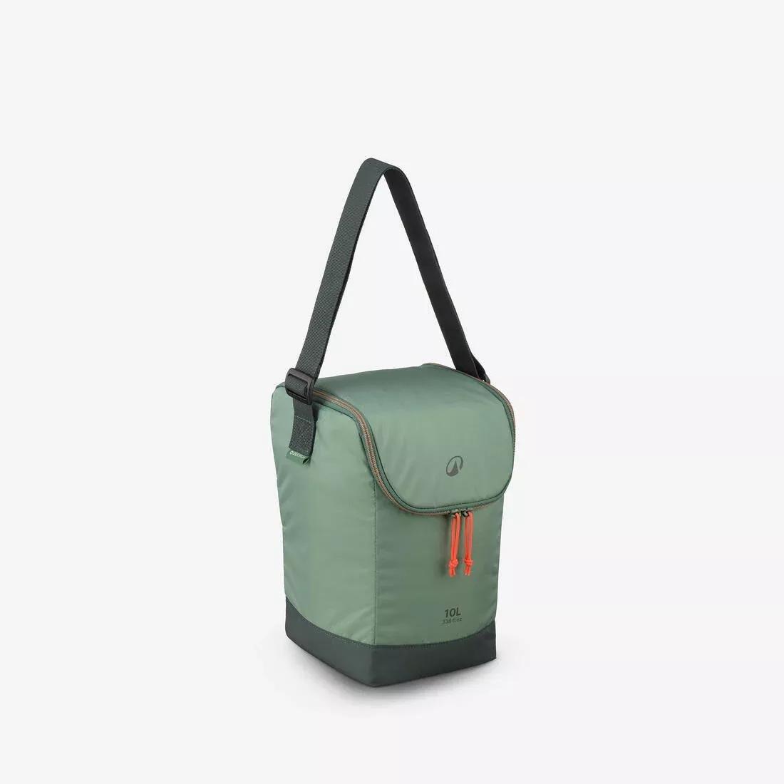 Soft Camping Ice Chest - 10L, Green, No Color, large image number 1
