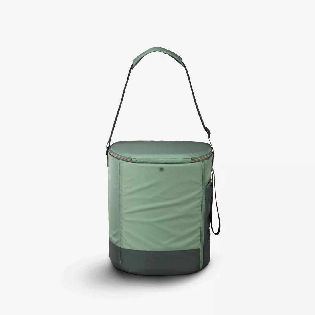 Flexible Camping Cool Box - 20L - 9 Hours Of Cool Storage, Green, No Color, large image number 5