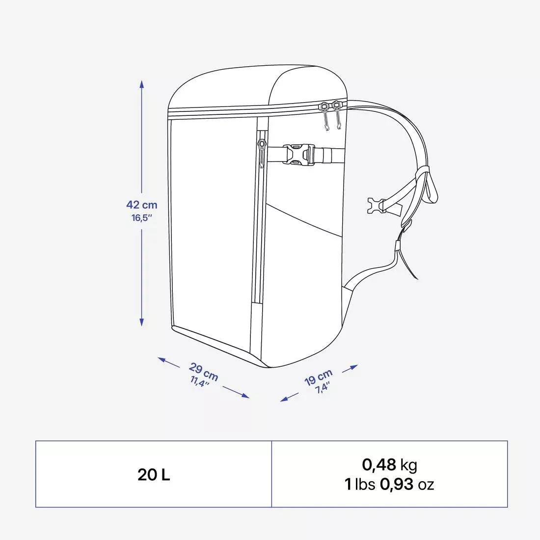 Isothermal Backpack 20 L - NH100 Ice Compact, Blue, No Color, large image number 5