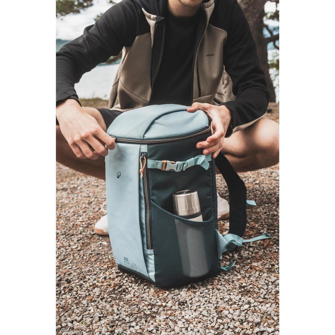 Isothermal Backpack 20 L - NH100 Ice Compact, Blue, No Color, large image number 8