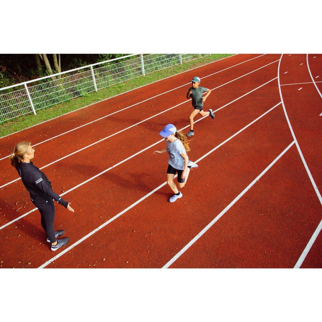 Kids Seamless Running T-Shirt - Kiprun TS Light 900, Green, No Color, large image number 8