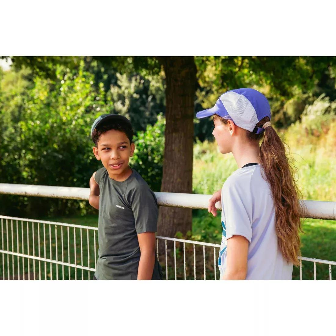 Kids Seamless Running T-Shirt - Kiprun TS Light 900, Green, No Color, large image number 9