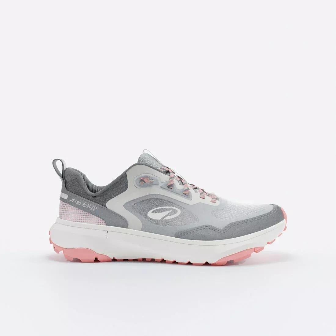 Women Running And Trail Shoes - JF190 Grip, Grey, No Color, medium